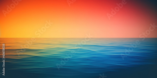 Beach Holiday Bliss: Ultra Smooth Gradient in Coastal Colors. Generated AI