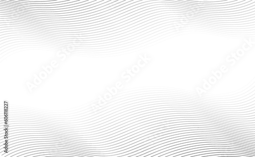 Minimalist and Modern Future Abstract Wavy Geometric White and Gray Color Background Design Illustration