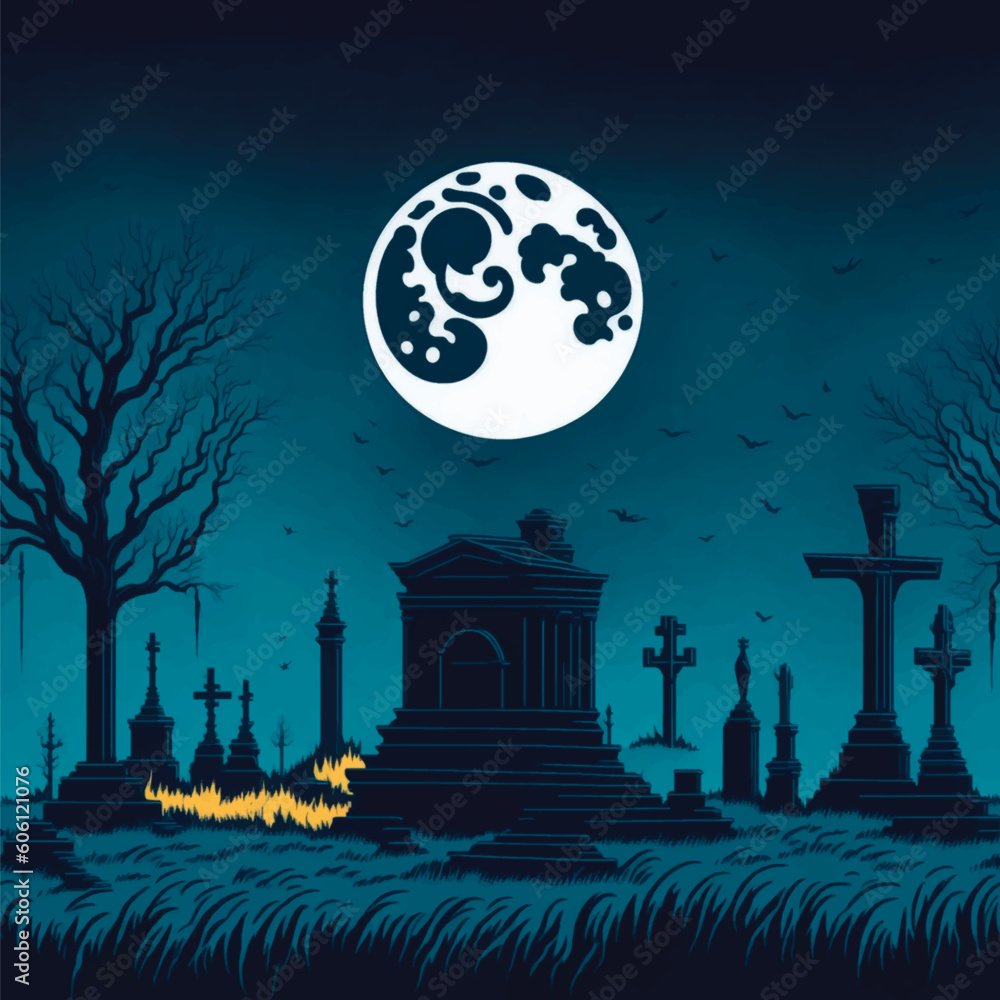 halloween night background