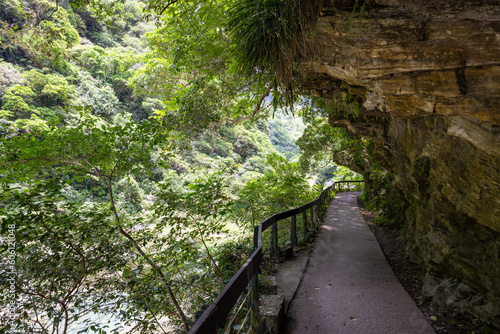 Beautiful hiking trail in Hualien taroko Gorge Shakadang