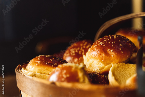 Basket of Bread Rolls 2