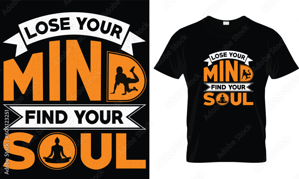 Yoga t-shirt design graphic vector. Yoga t-shirt design graphic vector.