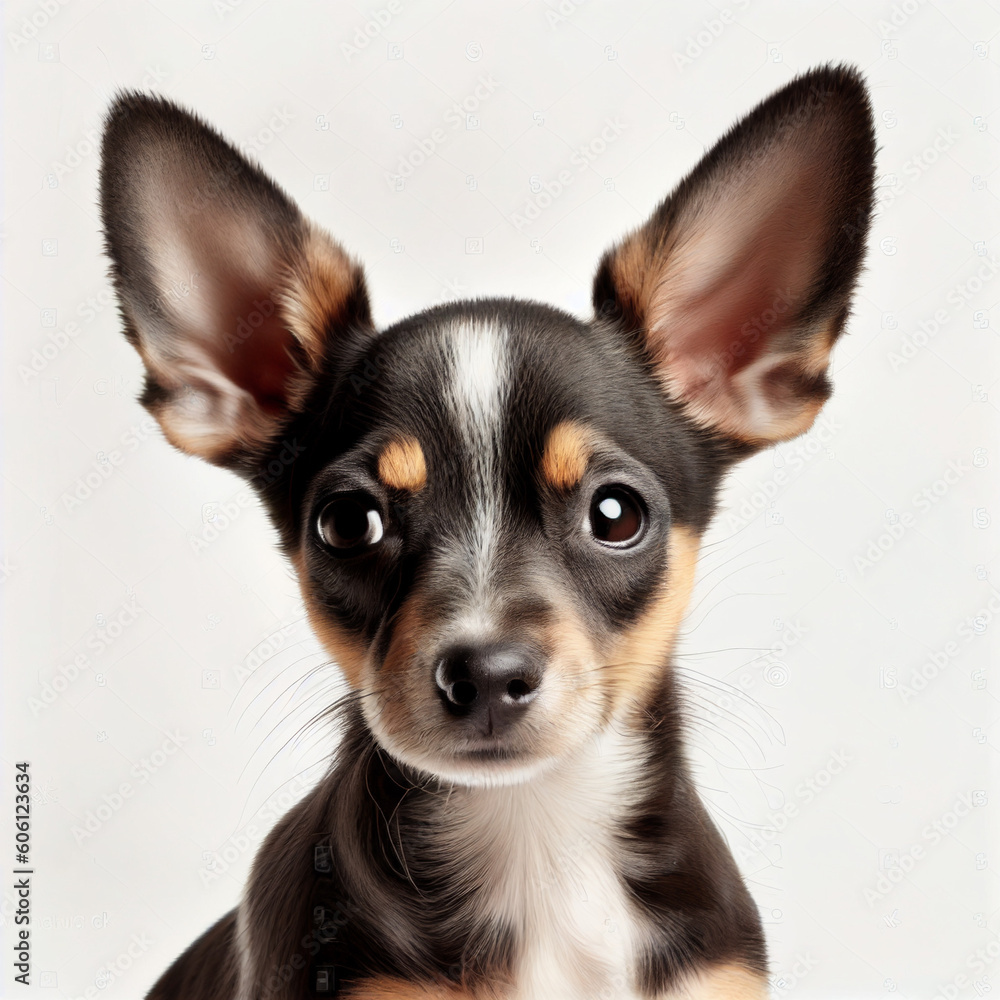 Illustration of a cute domestic animal dog ai generated ai generative 