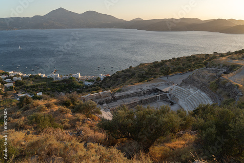 Ancient Roman theater on Milos Island