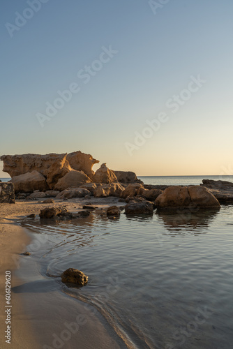 Rock Formation on Milos Island Firiplaka Beach