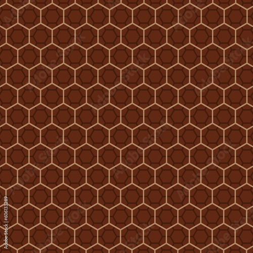  Vector seamless pattern background. Stylish hexagonal line pattern background