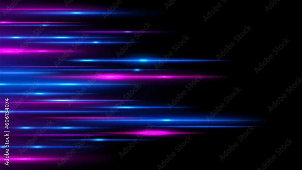Blue And Pink Light Speed Motion, Widescreen Background, Vector Illustration Blue And Pink Light Speed Motion, Widescreen Background, Vector Illustration