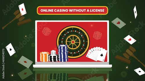 Online Casino Without a License Illustration 
