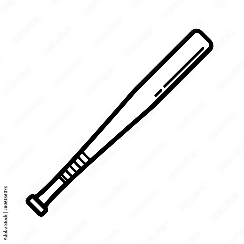 baseball bat  -vector icon