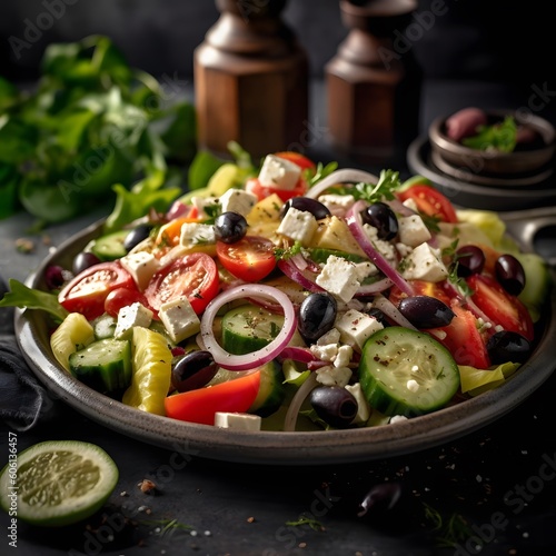  Refreshing Greek salad shot with a Canon EOS R5