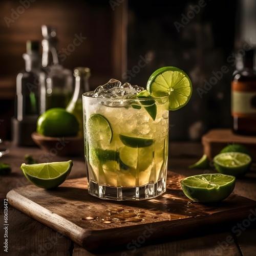 Refreshing Brazilian Caipirinha Cocktail