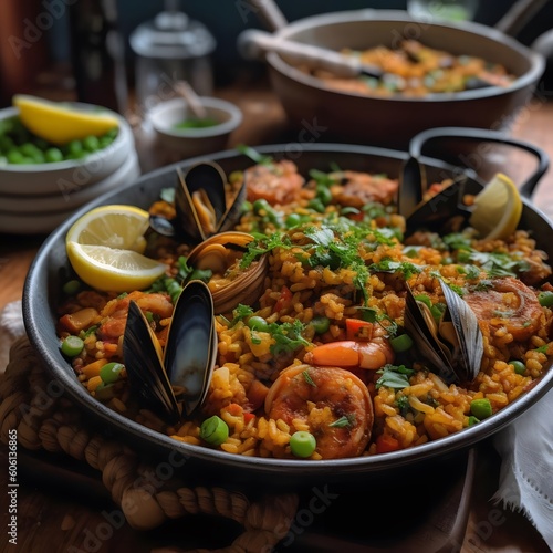 A Flavorful and Complex Paella Shot with a Panasonic Lumix S1R Camera © Benjamin