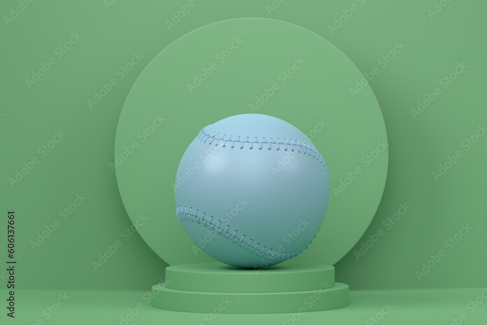 Football ball on cylinder podium with steps on monochrome background Football ball on cylinder podium with steps on monochrome background
