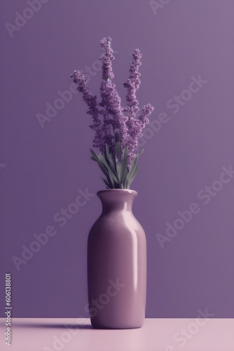 Lavender created with Generative AI technology