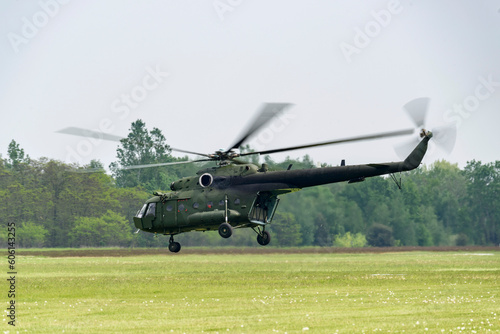 transport helicopters during a military operation