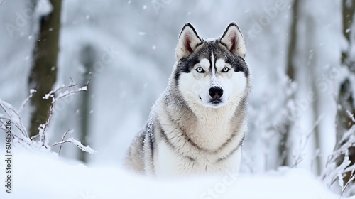 Siberian Husky Dog Breed © DLC Studio