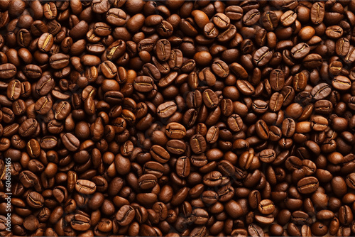 Coffee beans Background Generative ai