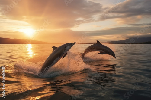 Playful Dolphins © mindscapephotos