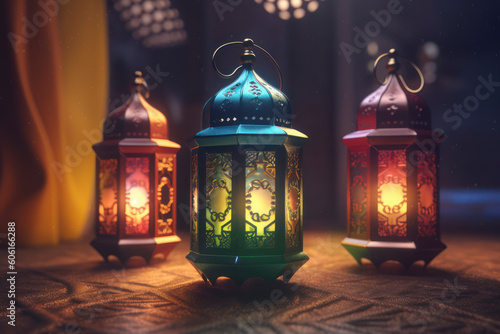 Islamic New Year: Celebrating the Arrival of a Fresh Chapter in the Islamic Calendar. AI Generated