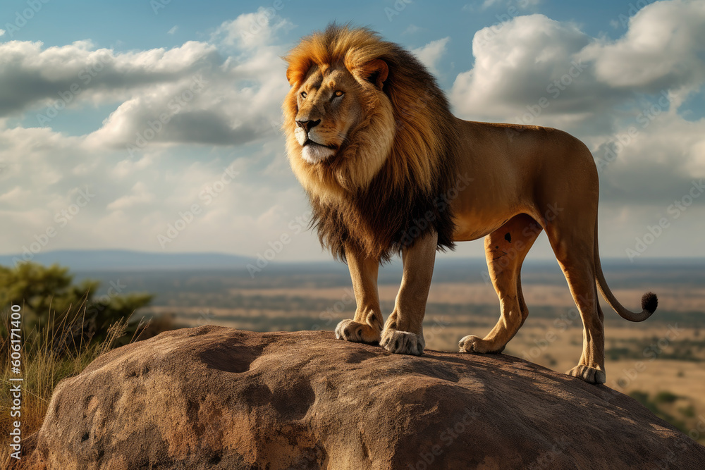 Obraz premium Majestic Lion