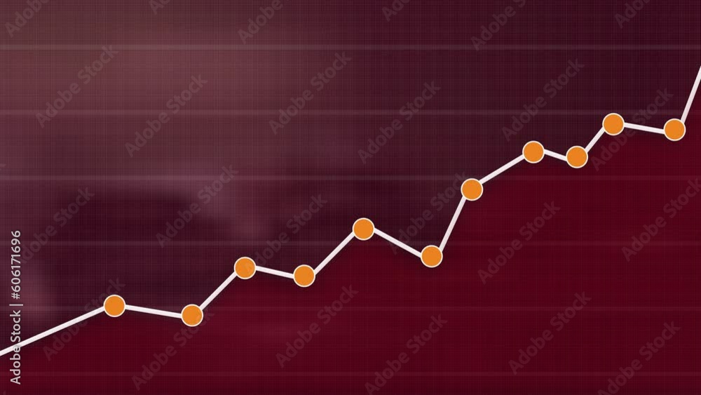 grow up graph animation video with grid background grow up graph animation video with grid background