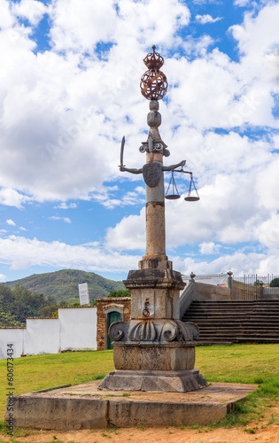 Partial View of the Pillory of Mariana City