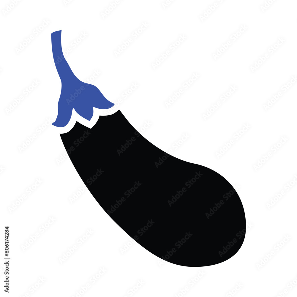 Bringle Eggplant Aubergine Vegetable Icon Bringle Eggplant Aubergine Vegetable Icon