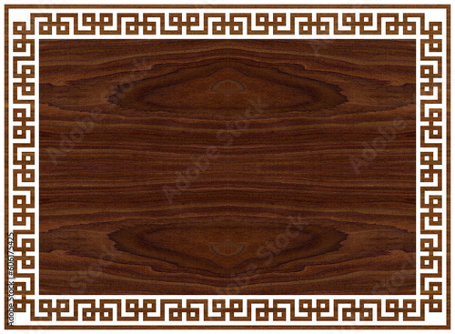 Tablou pe pânză Greek frame ornaments, meanders