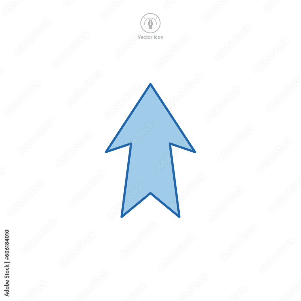 Up Arrow icon symbol template for graphic and web design collection logo vector illustration Up Arrow icon symbol template for graphic and web design collection logo vector illustration