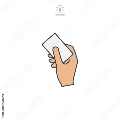 cashless system. Validated Ticket icon symbol template for graphic and web design collection logo vector illustration