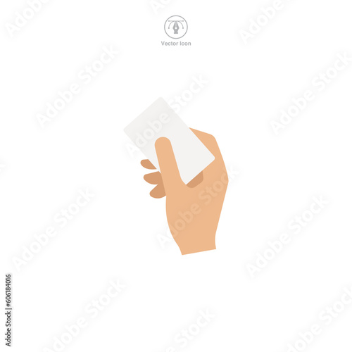 cashless system. Validated Ticket icon symbol template for graphic and web design collection logo vector illustration