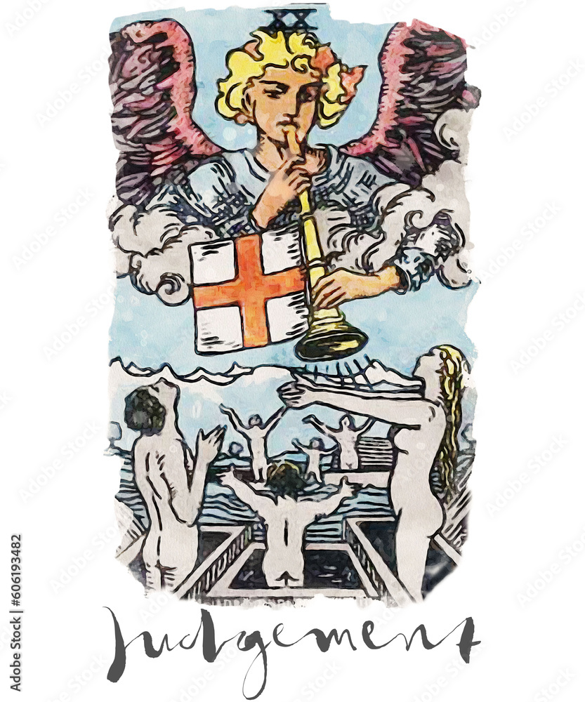 Occultism Paintings Of Major Arcana Tarot Cards In Watercolor Style With Card Names Below Symbolizing Archetypes And Aspects Of Human Life Occultism Paintings Of Major Arcana Tarot Cards In Watercolor Style With Card Names Below Symbolizing Archetypes And Aspects Of Human Life