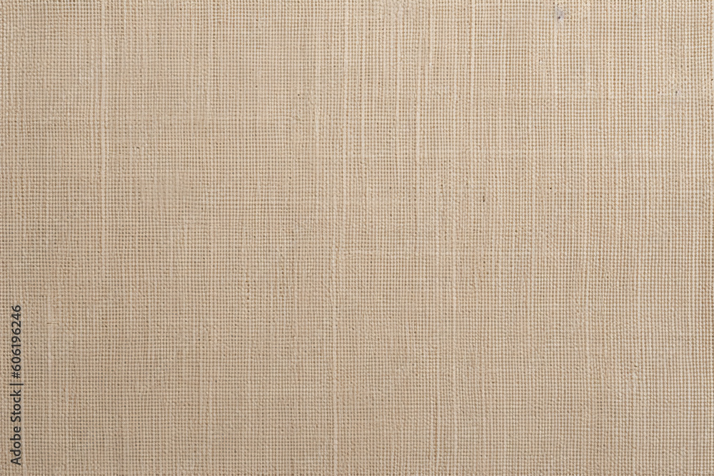 Fototapeta premium beige linen canvas background textile texture