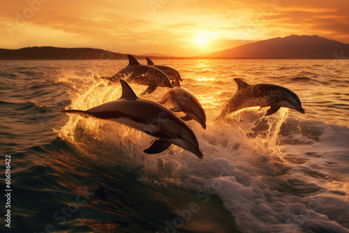 Playful Dolphins © mindscapephotos