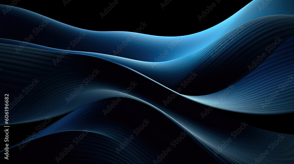 Abstract blue 3D background Abstract blue 3D background