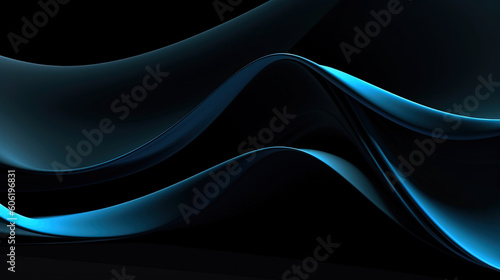 Abstract blue 3D background