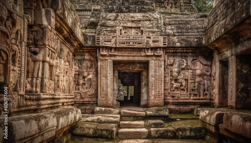 Ancient ruins of Angkor  a spiritual masterpiece generated by AI
