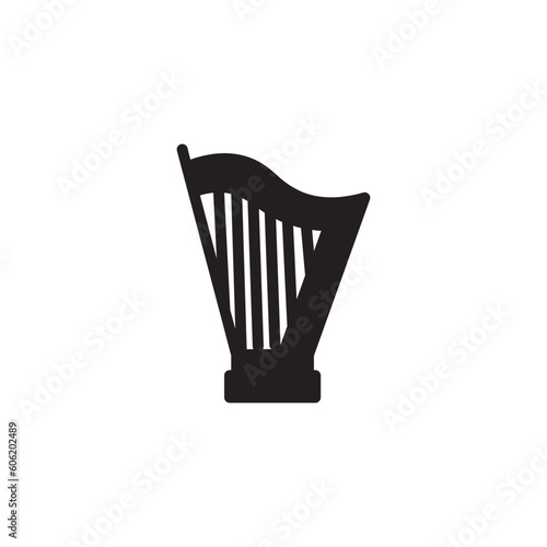 Harp Music String Solid Icon