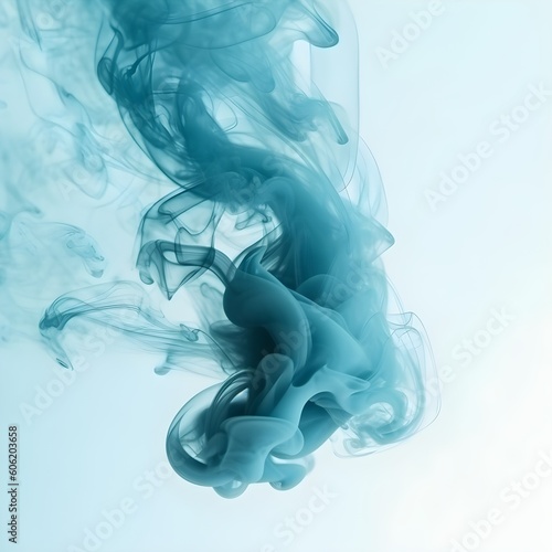 abstract smoke smell vapour background blue