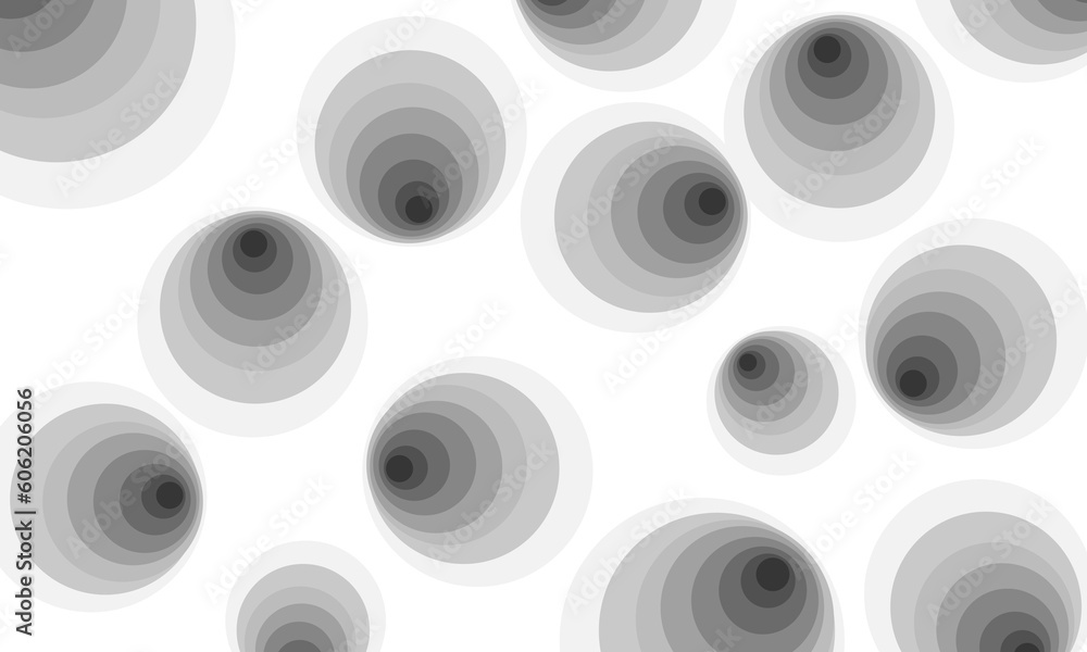 white hole circle abstract background.