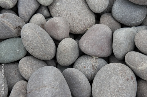 Canvas Print a scattering of stones of a rounded shape