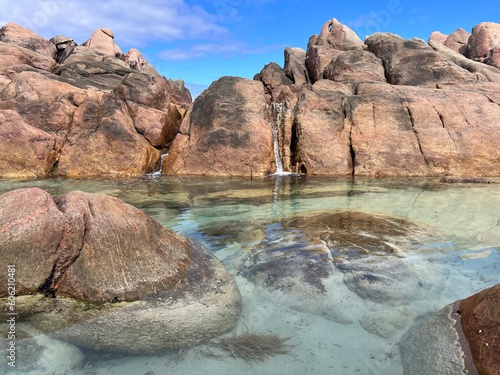 Bild auf Leinwand Natural ocean spa, Western Australia