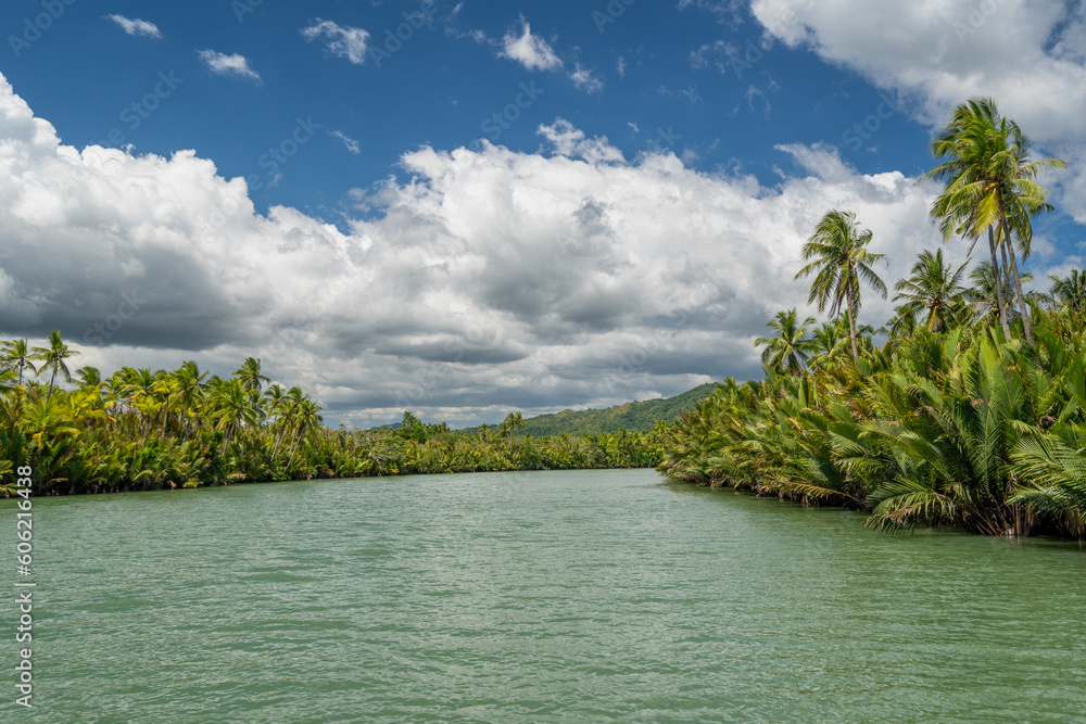 River tour during lunch in Bohol, Philippines River tour during lunch in Bohol, Philippines