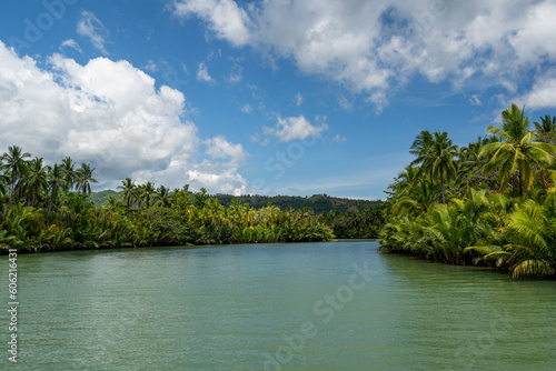 River tour during lunch in Bohol  Philippines