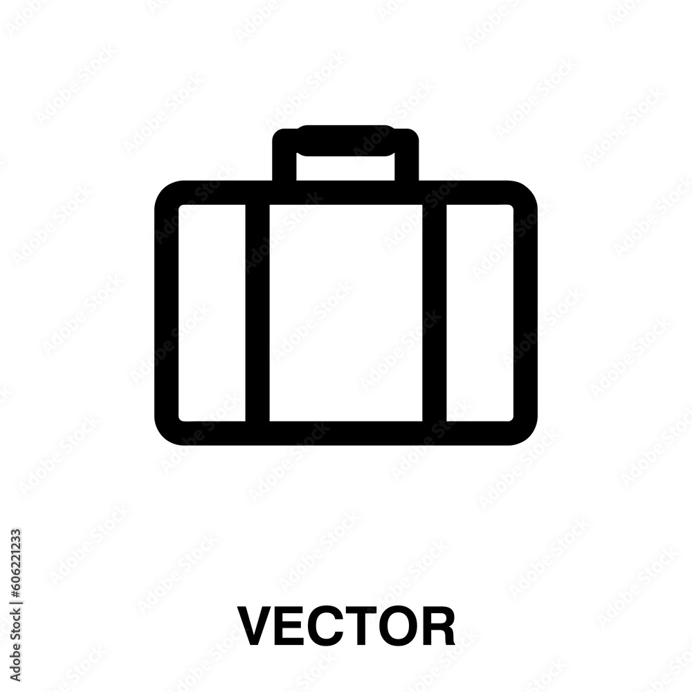 Suitcase icon,vector illustration. vector suitcase icon illustration isolated on White background.eps Suitcase icon,vector illustration. vector suitcase icon illustration isolated on White background.eps
