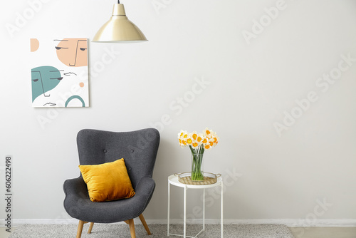 Modern living room interior...