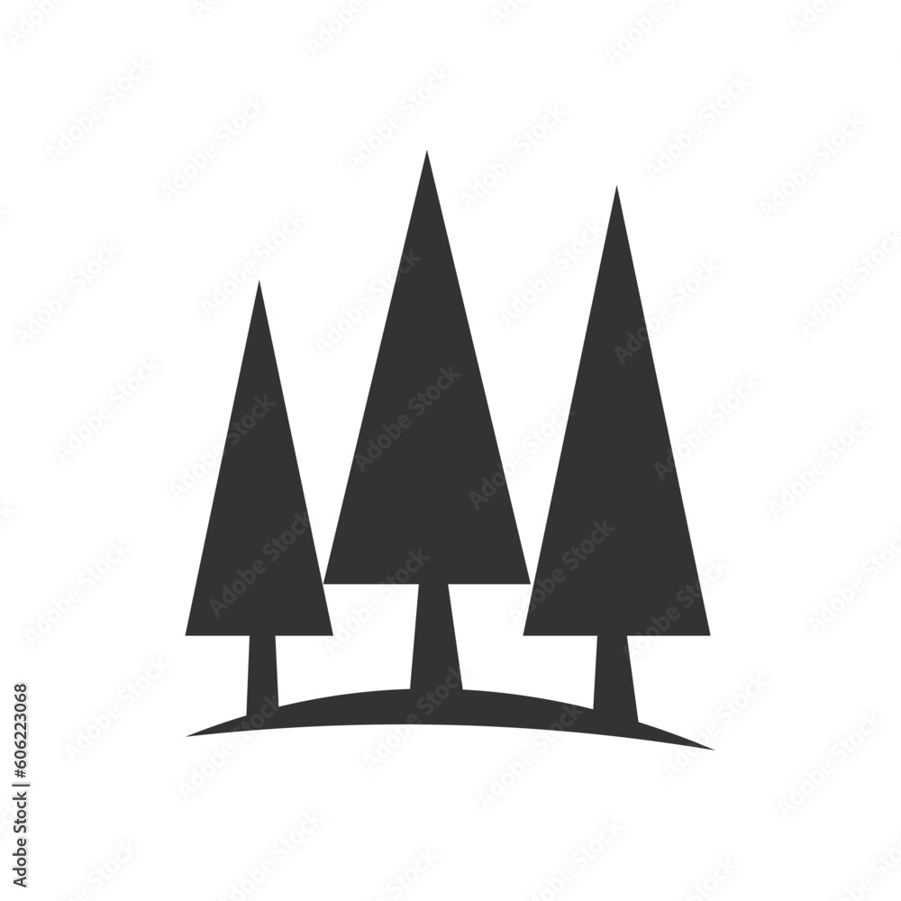 tree logo template. Icon Illustration Brand Identity. Isolated and flat illustration. Vector graphic tree logo template. Icon Illustration Brand Identity. Isolated and flat illustration. Vector graphic