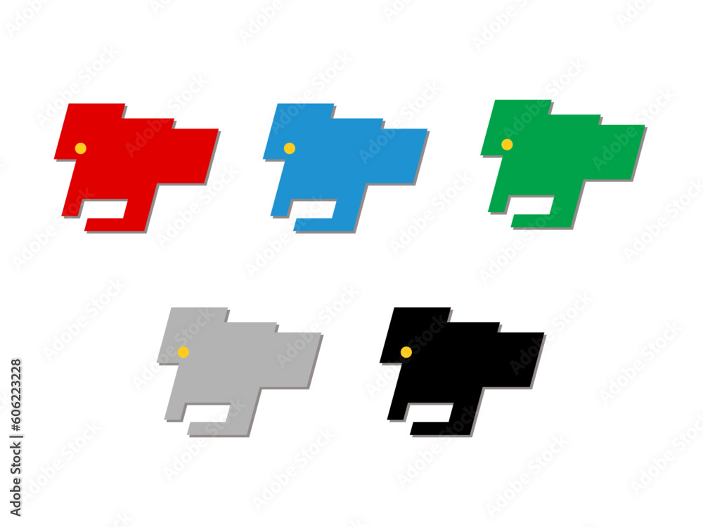 Obraz premium 愛知県 地図（四角斜め）