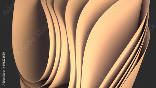 flesh color 3D digital abstract background (ID: 606226620)