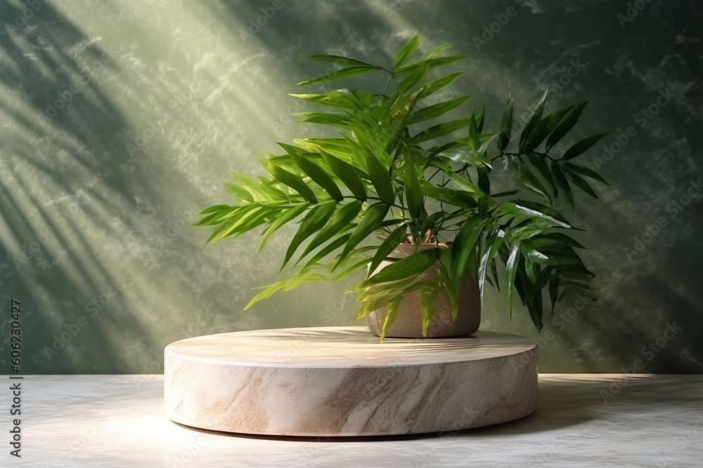 product display podium scene decorated with illustration product display podium scene decorated with illustration